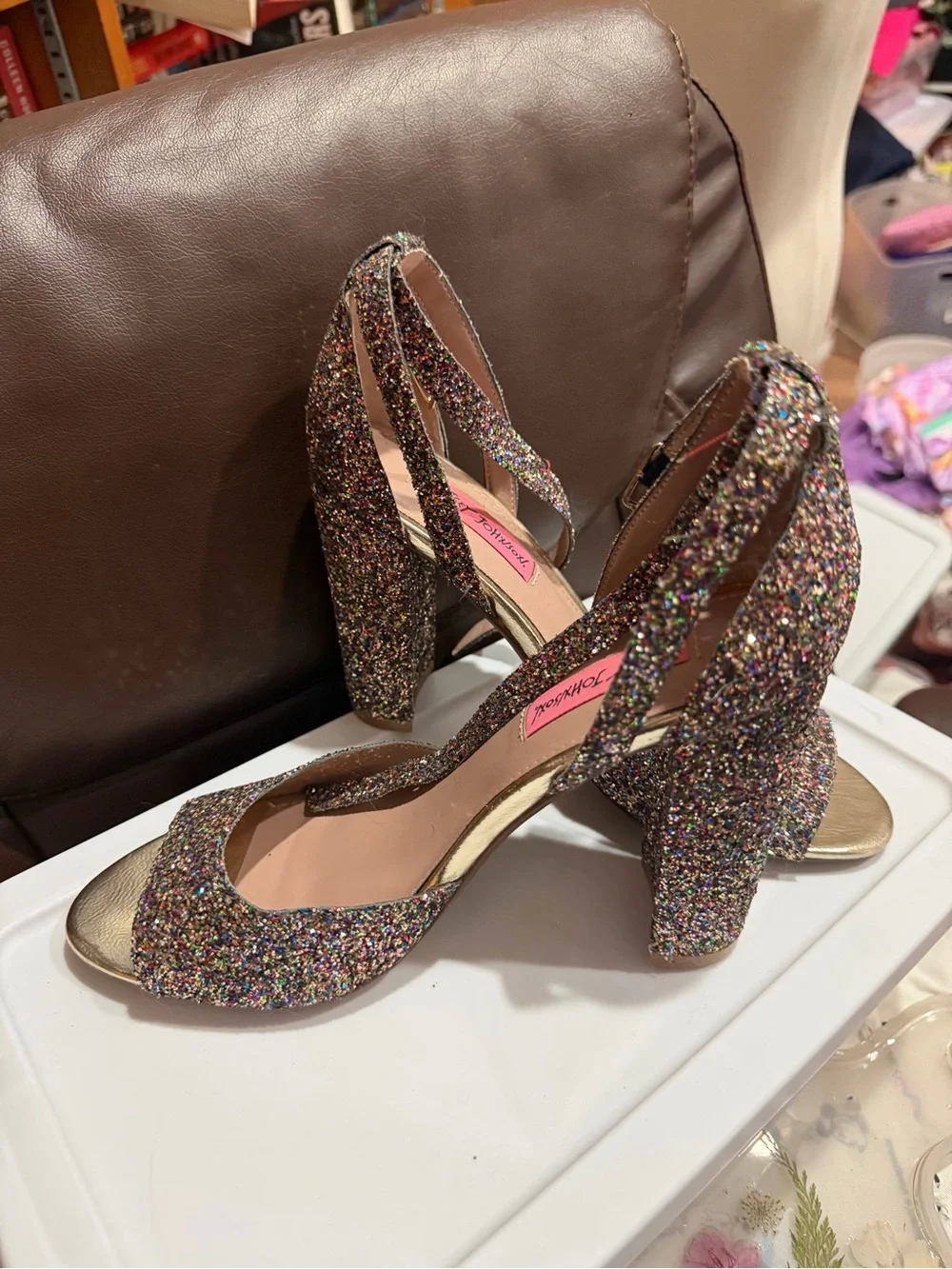 Betsey Johnson sparkling multicolor